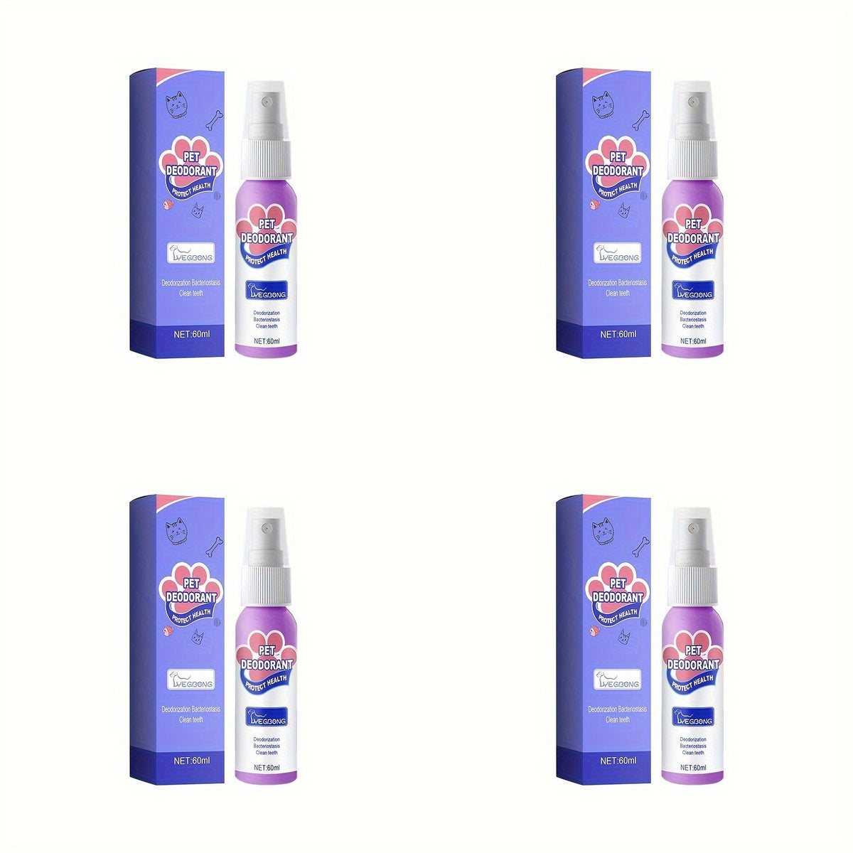 Pet Dental Spray for Dogs & Cats – Teeth Cleaning & Bad Breath Freshener, No-Brush Oral Care Spray for Plaque & Tartar Control, Safe Daily Use
