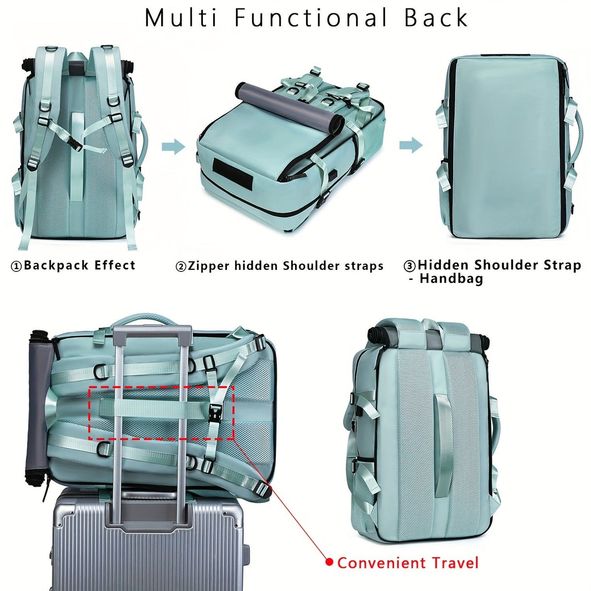 Large Capacity Laptop Backpack with Shoe Compartment & USB Charging Port – Waterproof Soft Shell Daypack for Men & Women, Multi-Functional Travel Rucksack for Business, College & Daily Commute, Multiple Colors Available