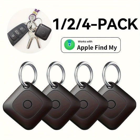 Bluetooth Item Tracker with Audible Alarm for Keys, Wallets & Bags, 1/2/4-Pack