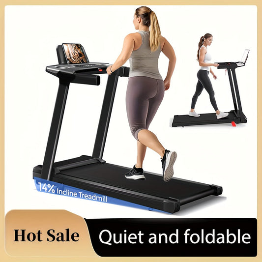 Folding Treadmill with Handle for Home Workouts, Three Style Options