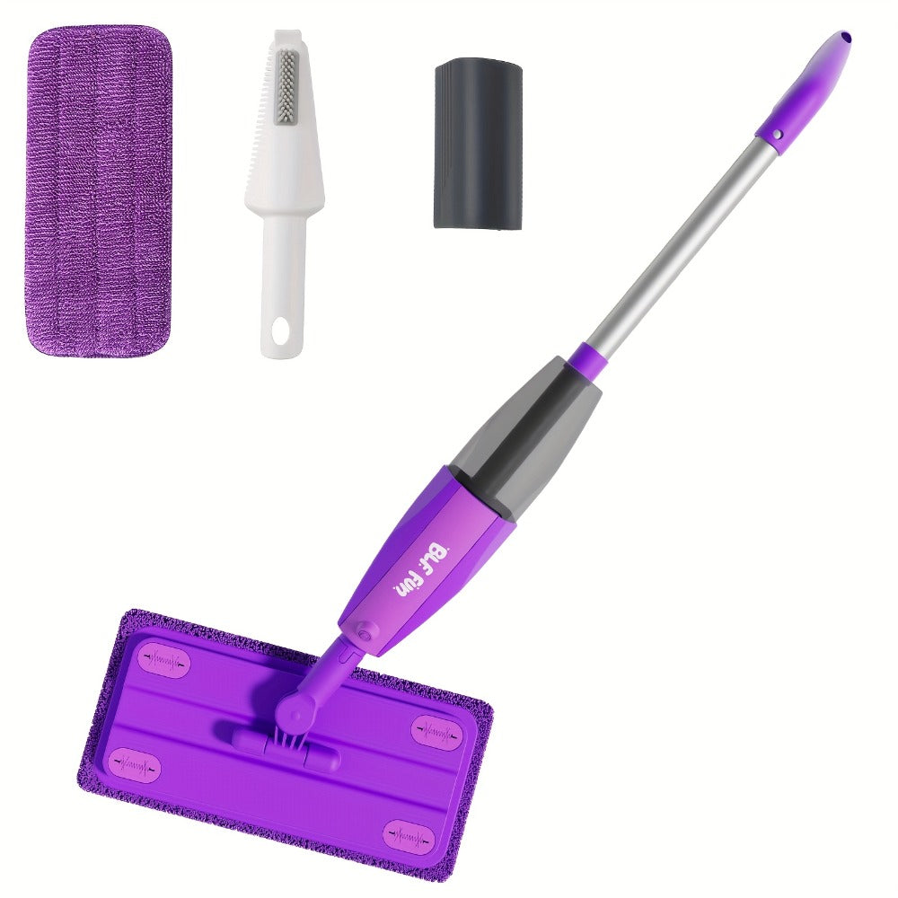 Kids Spray Mop Toy with Water Sprayer for Pretend Floor-Cleaning Play