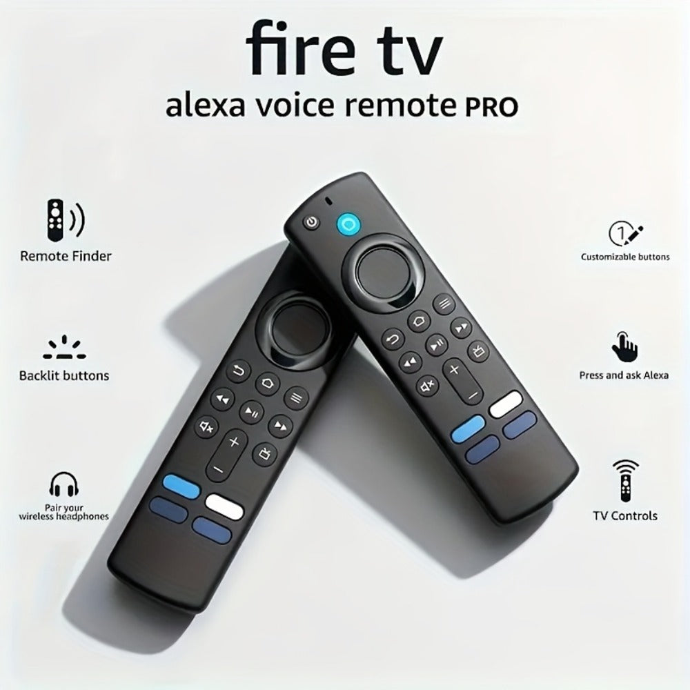 Alexa Voice Remote 6.0 for Fire TV Stick 4K – Backlit Buttons, Ergonomic Compact Design, Universal Smart Home Control, Voice Command, Works with Fire TV Stick, Fire TV Cube & All Fire TV Devices