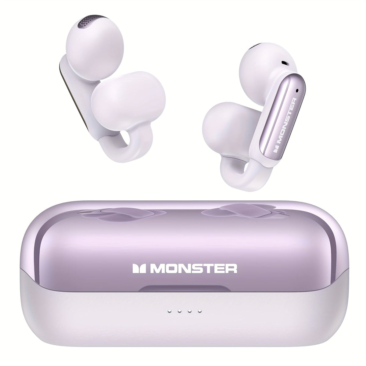 Open-Back Clip-On Wireless Earbuds Environmental Noise Cancellation Touch Control Wireless Charging Case Situational Awareness Natural Sound Bluetooth Headphones
