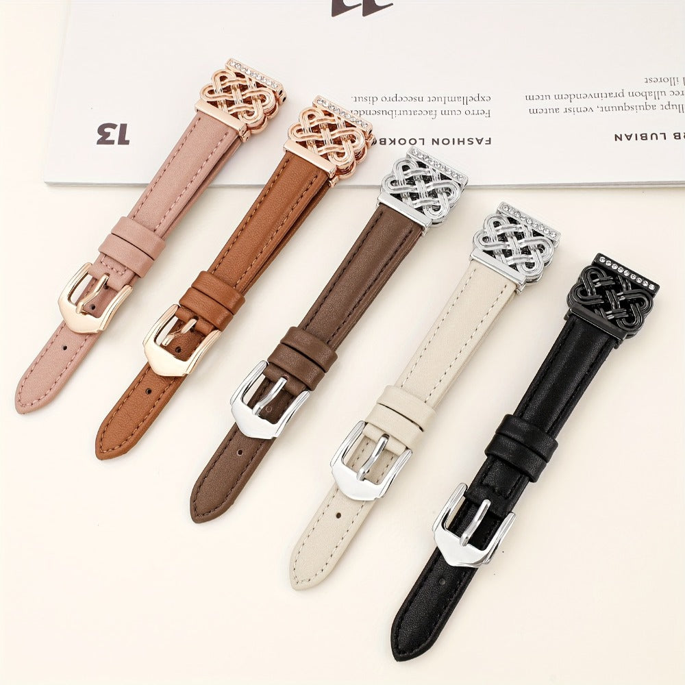 Samsung Galaxy Watch Band Women 20mm Ultra Thin Interlocking Buckle White Slim Strap, Fits Galaxy Watch 7 6 5 4 44mm 40mm, 6 Classic 47mm 43mm, 5 Pro, 4 Classic, Watch 3 41mm, Active 2 – Ladies Replacement Wristband