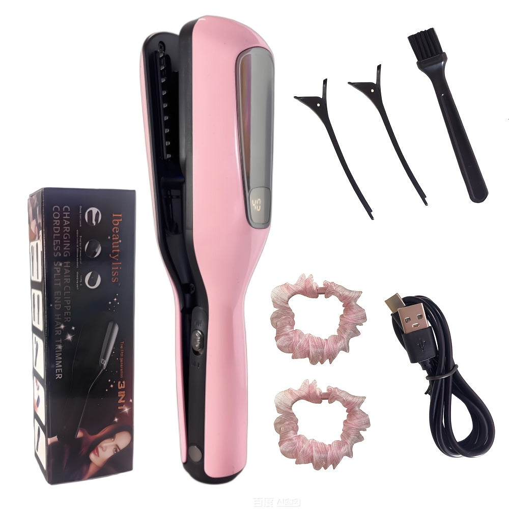 Split End Trimmer for Women — Professional Portable Hair Cutting Tool for Removing Split Ends & Damaged Hair Repair, Works on All Hair Types, Salon-Quality At-Home Hair Care Device