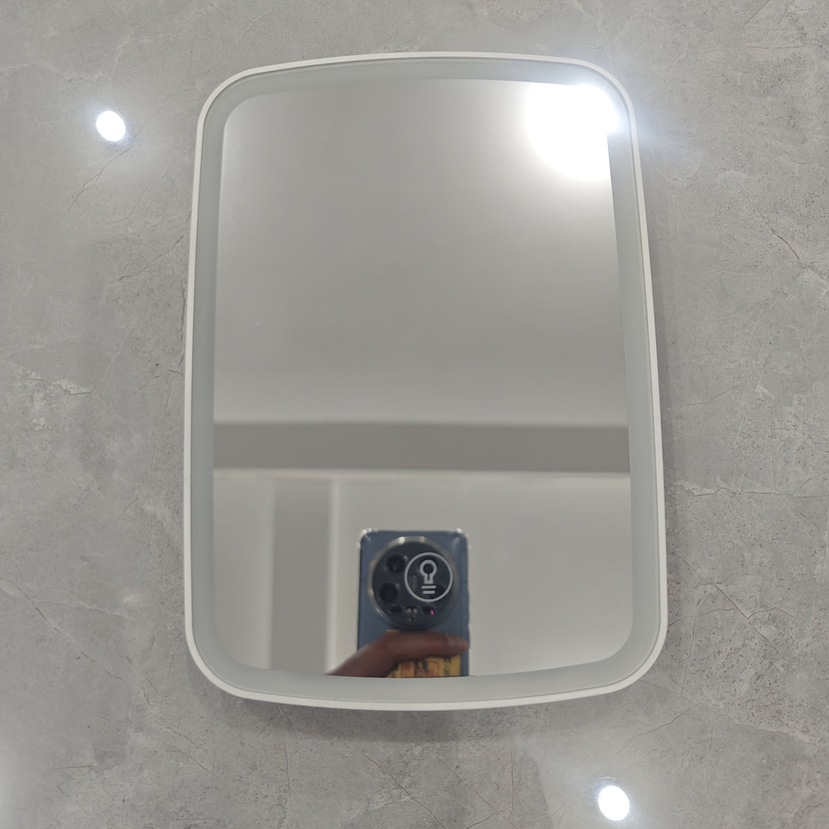 LED Makeup Mirror with 3 Color Modes & Touch Control – Adjustable Brightness Lighted Vanity Mirror | Portable Folding USB Rechargeable | White Daylight Warm Light | Travel Cosmetic Mirror | Beauty Gift