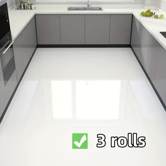 Peel and Stick Marble Vinyl Floor Wallpaper, 3 Rolls, 23.62 x 197.75 Inches Each
