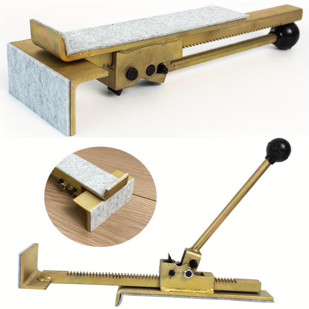 Hardwood Flooring Jack & Positioning Tool for Installing & Straightening Hardwood Floors – Professional Floor Installation Tool for Tongue & Groove, Laminate & Engineered Wood Flooring