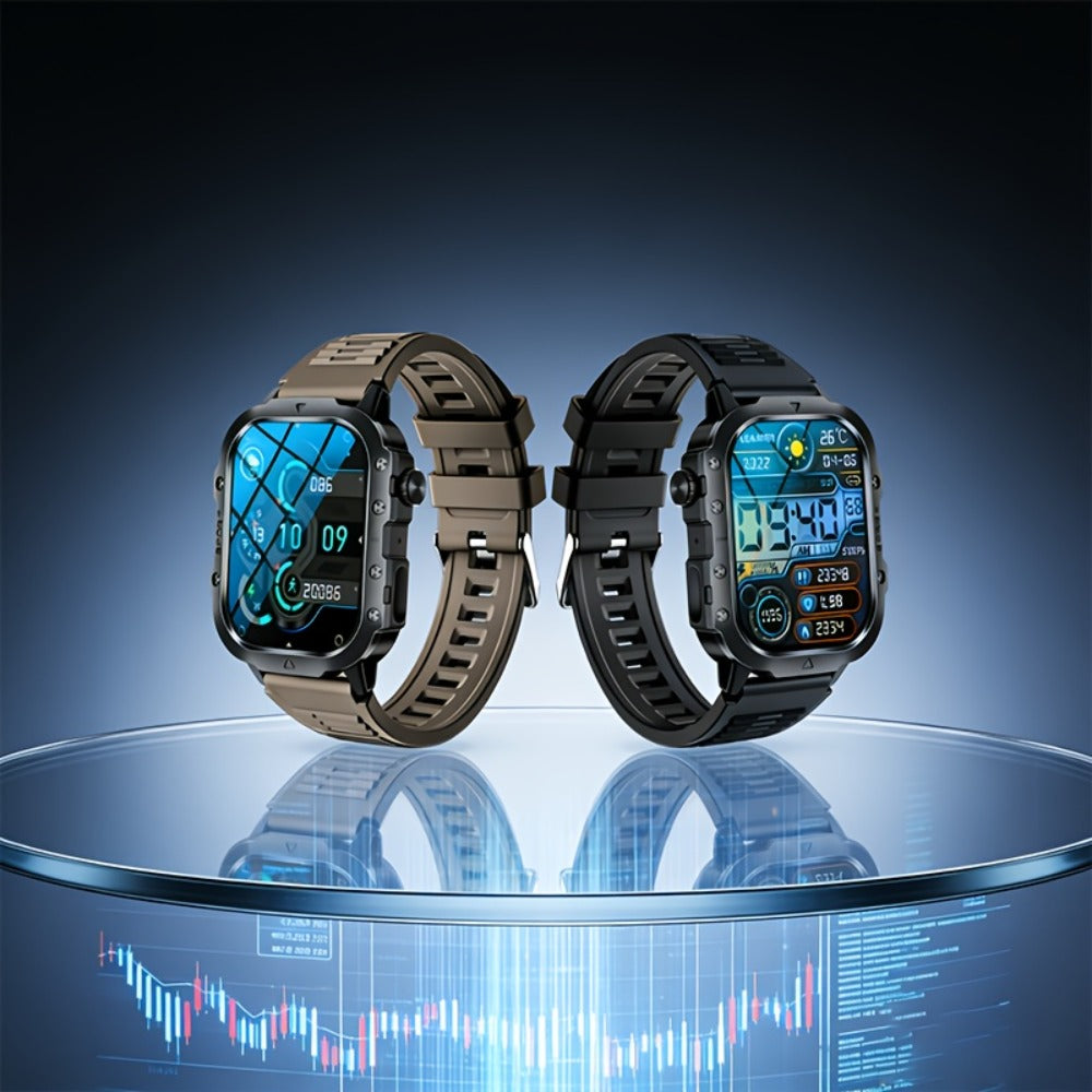 Multifunctional Smartwatch 100+ Sport Modes, Fitness Tracker & Step Counter Pedometer, Heart Rate SpO2 Sleep Monitor, Smart Notifications, Outdoor Activity Watch – Compatible with Android & iPhone, Gift for Men & Women