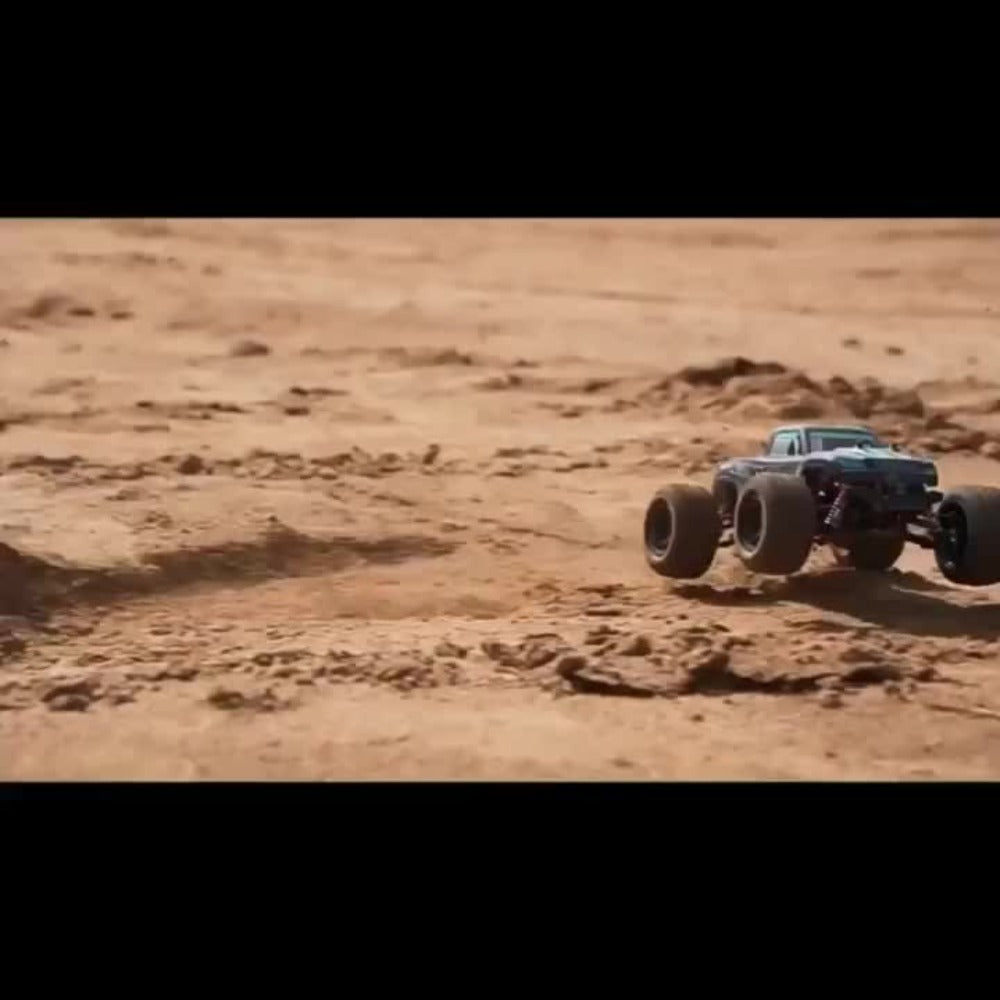 RC Monster Truck 1:20 Scale 4WD with LED Headlights, 2.4GHz All-Terrain Off-Road