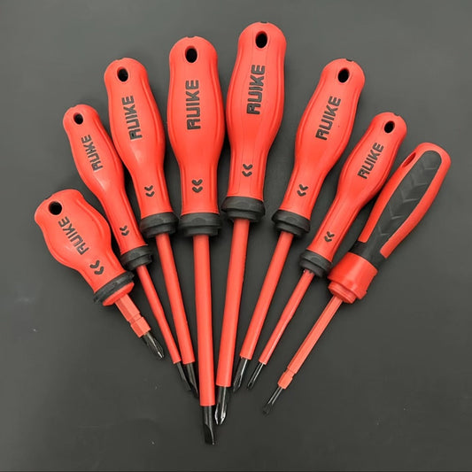 Magnetic Screwdriver Set, 8-Piece Slotted & Phillips with Non-Slip Handles
