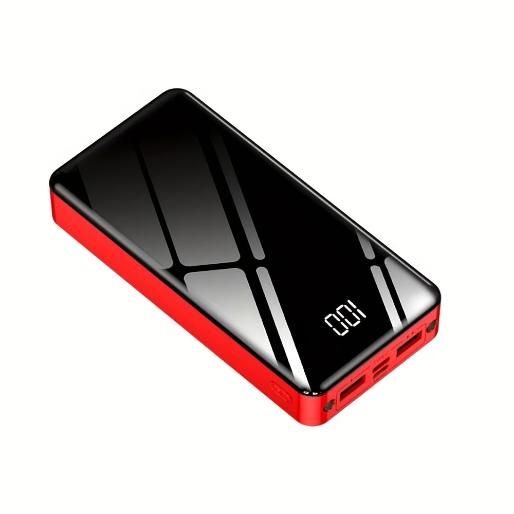 50000mAh Power Bank 22.5W Two-Way Fast Charging – Smart Digital Display LED Camping Light Large Capacity Portable Battery Pack for iPhone Android Tablet Outdoor Travel Emergency