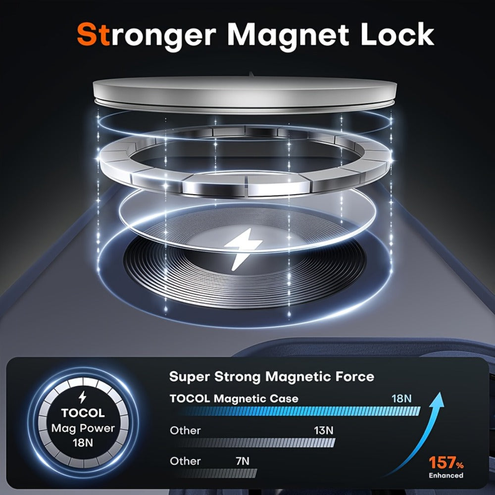 MagSafe iPhone Case Magnetic Matte Translucent Drop-Resistant Full Camera Protection Slim Frosted Cover for iPhone 16 Pro Max 16 Pro 16 Plus 16 15 Pro Max 15 Pro 15 Plus 15 14 Pro Max 14 Pro 14 13 12 – Black Grey Blue