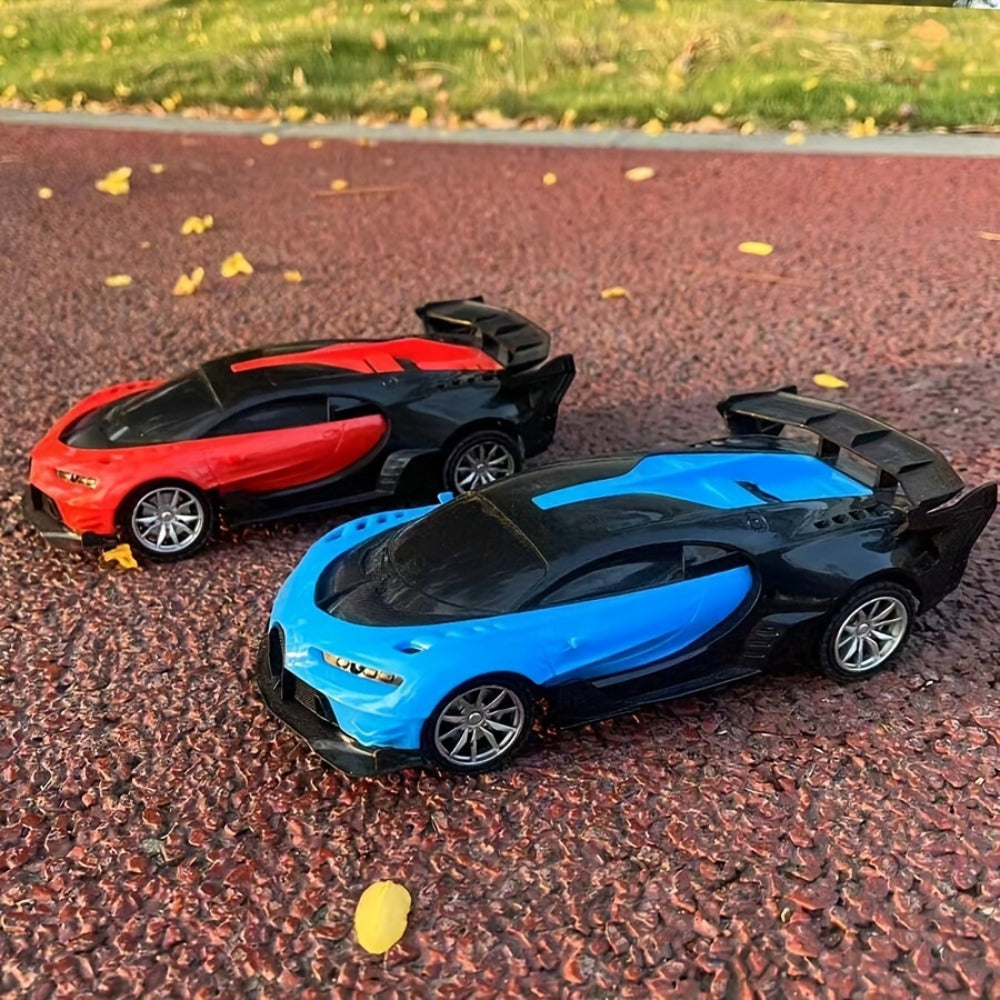 Drift RC Car 1:24 Scale with LED Lights, 4-Channel USB Rechargeable Sports Car Model