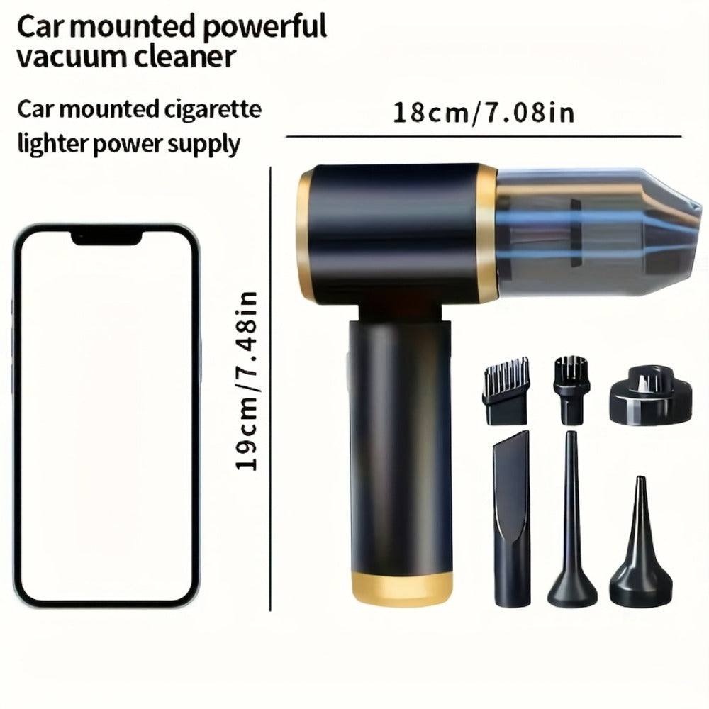 Cordless Vacuum Cleaner 6KPA Suction with Blow Air Function, Portable Handheld Car & Home Vacuum, Rechargeable Wireless Mini Vacuum with Complete Accessories for Car Interior, Dust, Keyboard