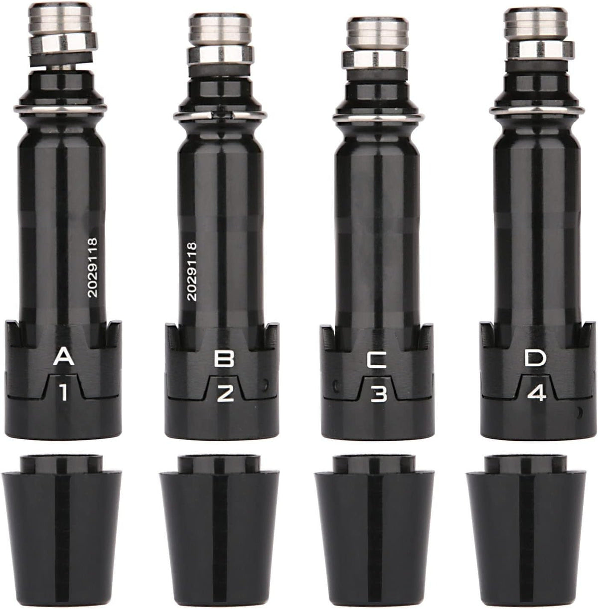Golf Shaft Adapter Sleeve 0.335 Tip Compatible with Titleist GT TSR2 TSR3 TSi2 TSi3 TS2 TS3 917D 915D 913D Drivers with Ferrule Replacement Shaft Sleeve 2-Pack