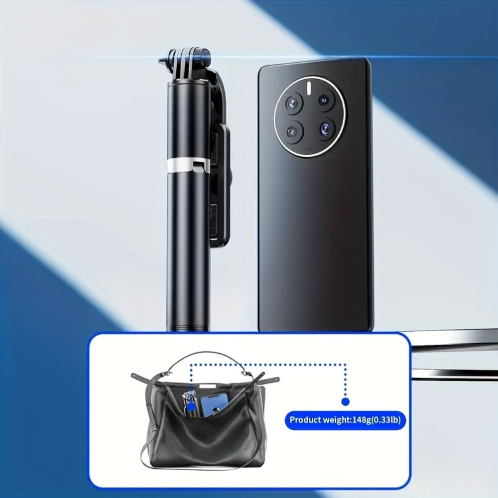 360° Rotating Selfie Stick Tripod 40 Inch Retractable Floor Stand with Wireless Remote & Anti-Shake Base – Professional Phone Tripod for TikTok Live, Travel Vlogging, Outdoor Filming, iPhone & Android