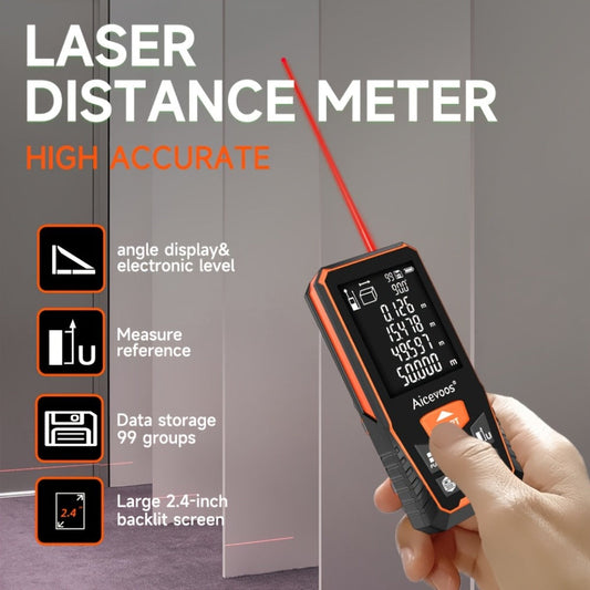 Laser Distance Meter with AAA Battery Power, 50 m, 70 m, 100 m and 120 m Options