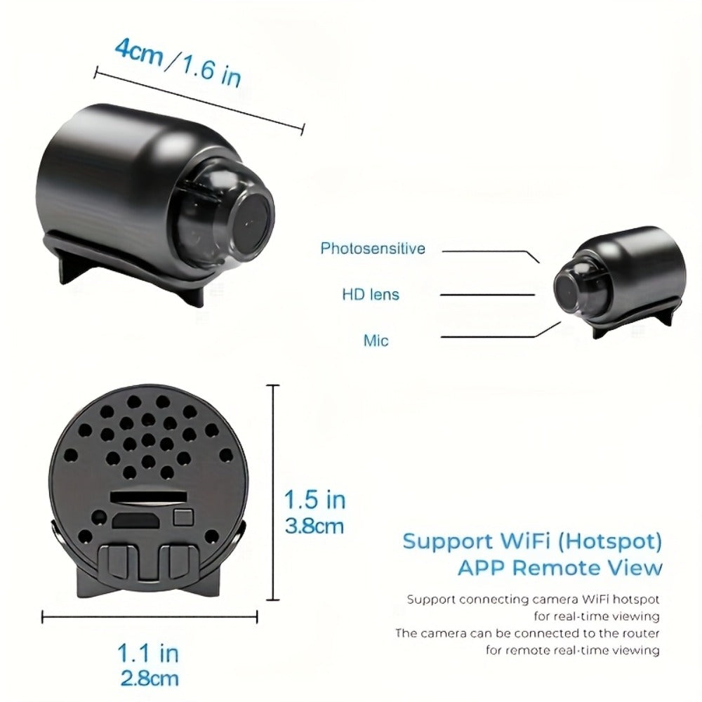 4-Pack 1296P Indoor Security Camera X5, Dual Band 5GHz/2.4GHz WiFi, 360° Rotation, Night Vision, Smart Motion Detection, Two-Way Audio, App Control – Home & Office Surveillance System