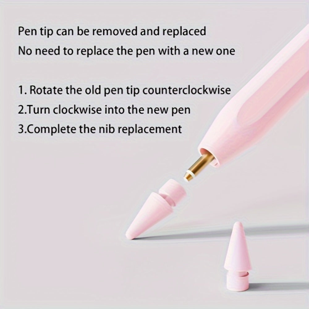 iPad Stylus Pencil with Magnetic Storage | Active Capacitive Pen Compatible with iPad Air 3/4/5, iPad 6/7/8/9/10, Mini 5/6, iPad Pro 11/12.9 Inch (2018-2024), Multi-Color, Palm Rejection, Gift for Kids Girls Boys