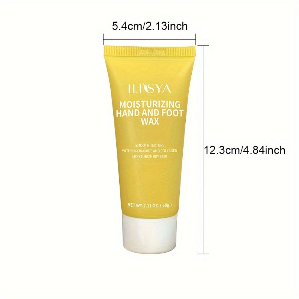 Foot Wax Moisturizing 3 Pack Niacinamide Deep Hydrating Foot Cream Mask Softening Cracked Heel Treatment – Vitamin B3 Dry Foot Skin Repair for Men & Women, Overnight Foot Care Self-Care Gift