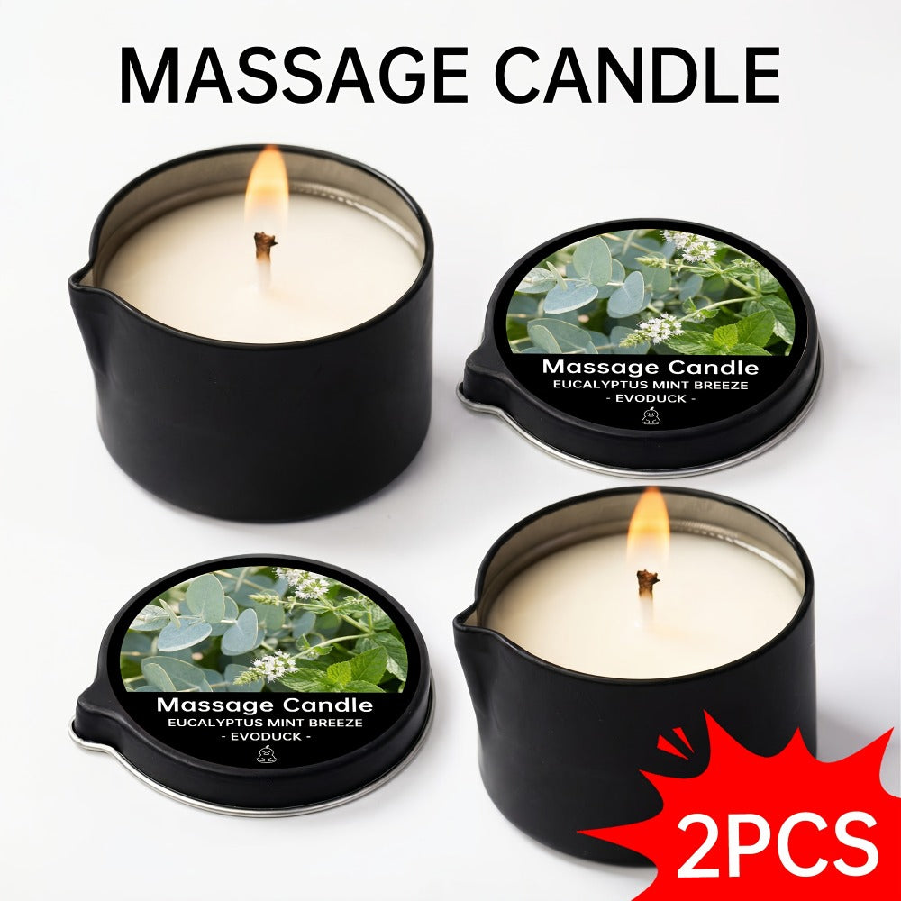 Luxury Soy Wax Candle 2-in-1 Massage Body Oil Essential Oil 20+ Scents 1pc 2pcs 6pcs Warm Moisturizing Lotion Spa Nail Salon Wedding Valentine Christmas Gift
