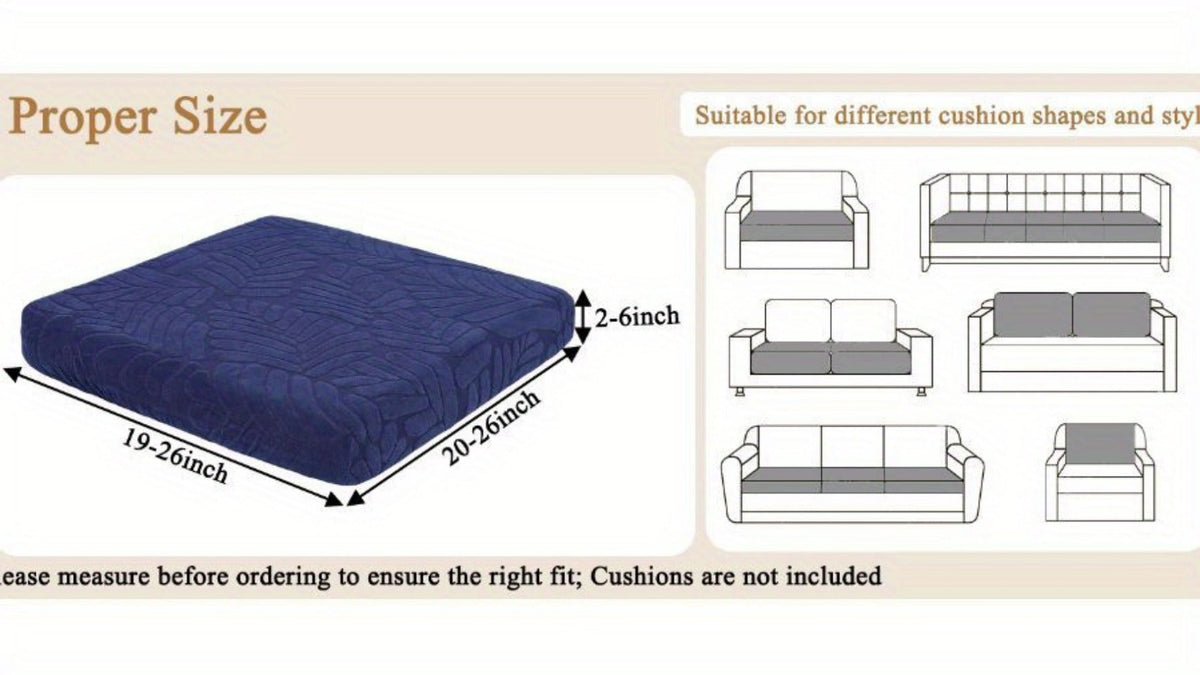 8-Piece Set Outdoor Cushion Cover with Waterproof Protection and Washable Cover for Patio detail image - detail view 30