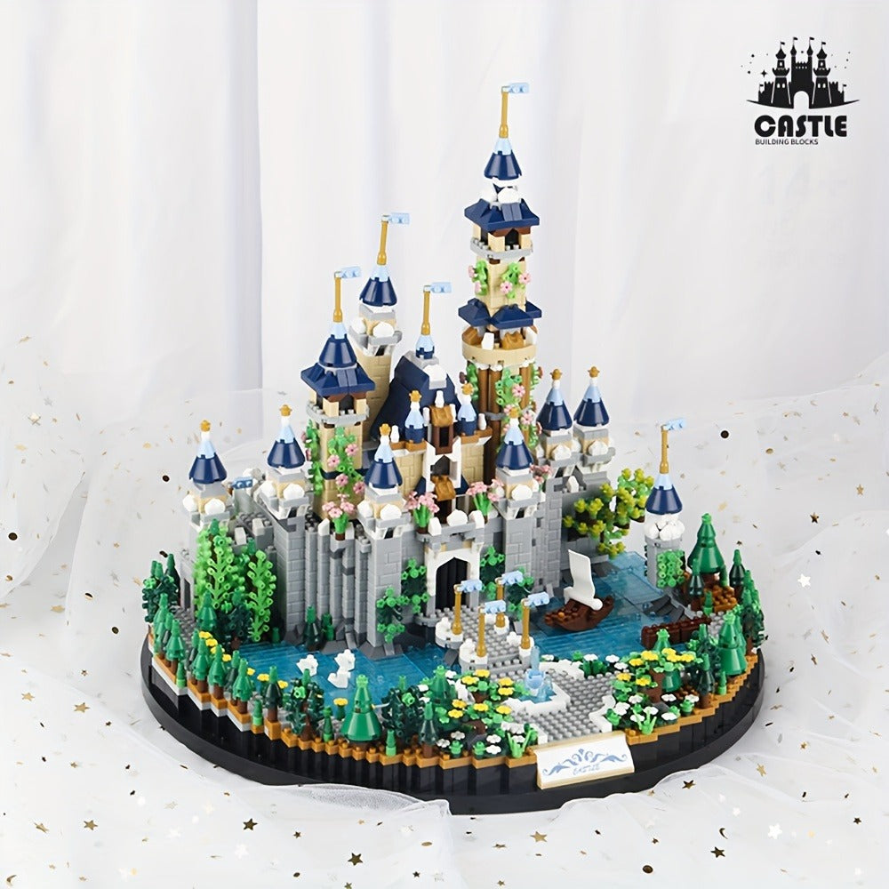 Princess Castle Building Blocks 3600 Pcs, Fairytale Palace Micro Brick Kit for Ages 8+