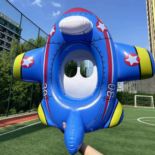 Airplane Inflatable Pool Float, Small Airplane Style
