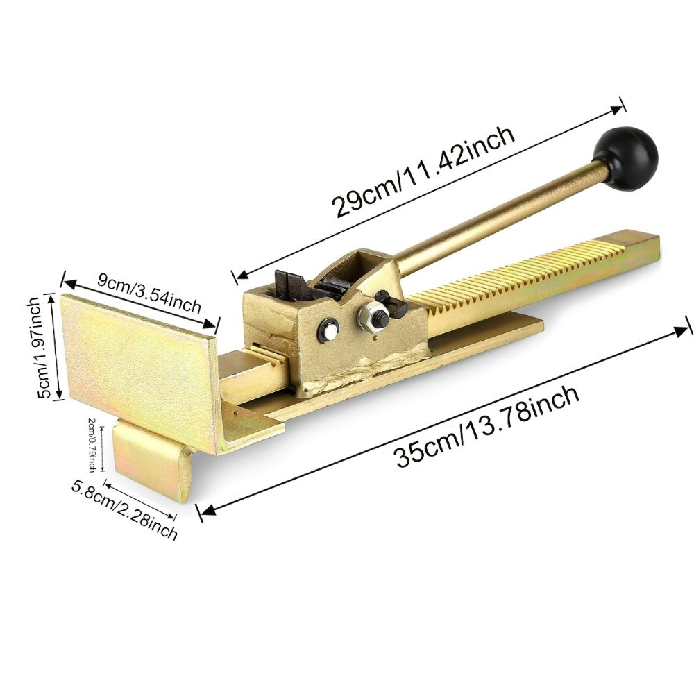 Hardwood Flooring Jack & Positioning Tool for Installing & Straightening Hardwood Floors – Professional Floor Installation Tool for Tongue & Groove, Laminate & Engineered Wood Flooring