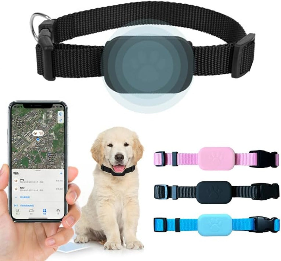 Pet GPS Tracking Collar Dual-System Smart Positioning – Anti-Lost Adjustable Collar Tracker for Cats Dogs & Puppies, Real-Time Location, Lightweight & Durable Design