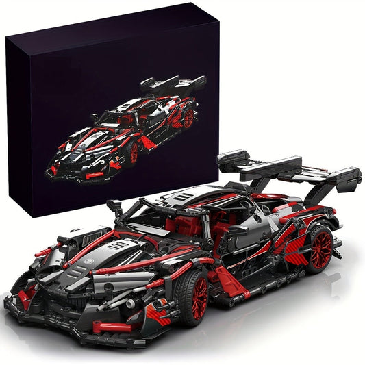 Car Building Blocks Kit 1:14 Scale MY88301, 1391 Pcs Adult Model Car for Display