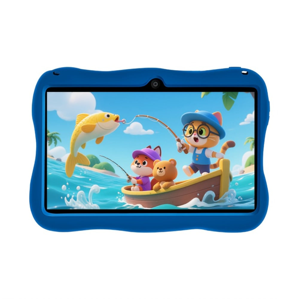 7 Inch Kids Tablet Android 14 WiFi 5 – 2025 Model, 4GB RAM 128GB Storage, HD Display, Dual Cameras, Pre-Installed Educational Apps, Parental Controls, Durable Learning Tablet for Kids