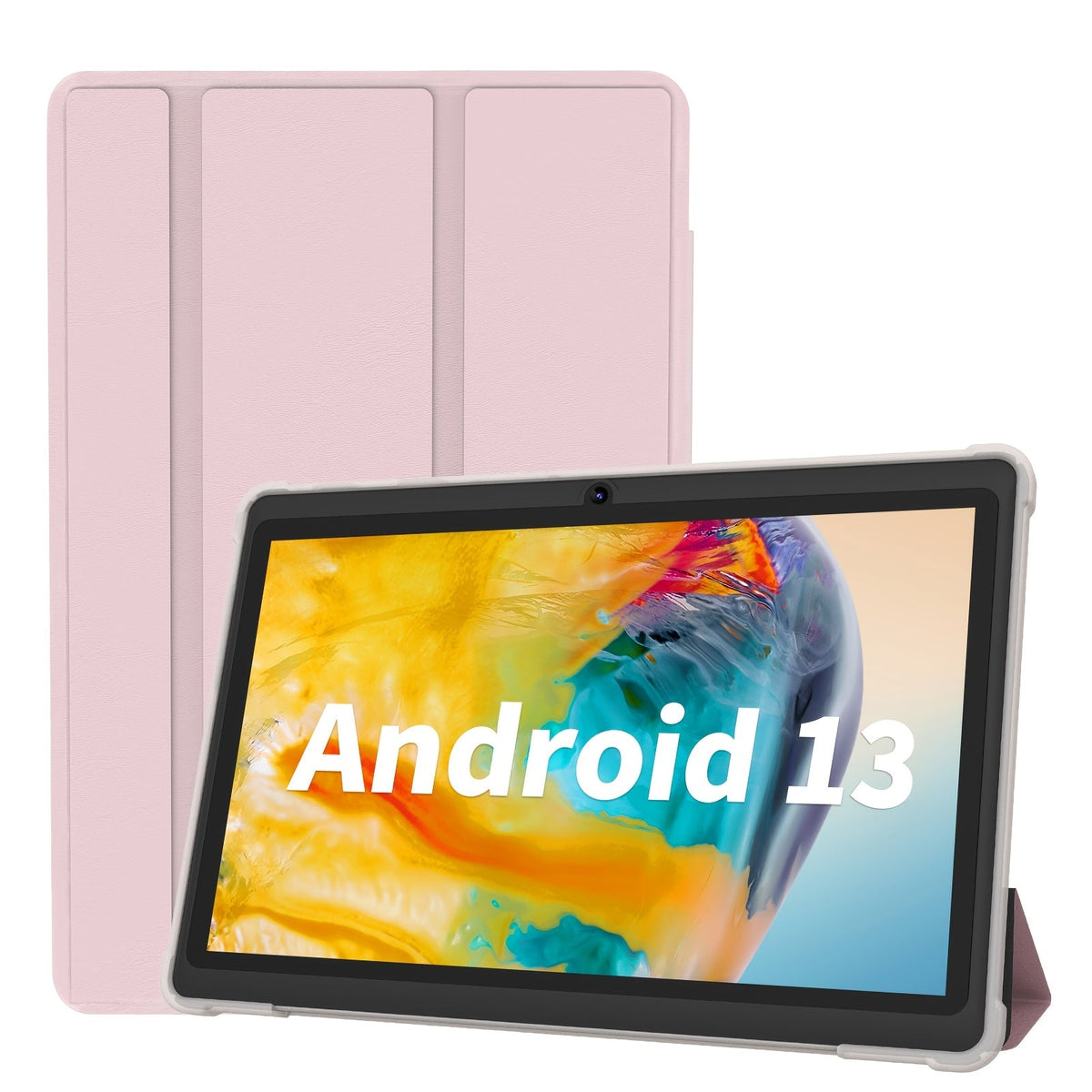 Android 13 Tablet 7 Inch with Protective Case – 4GB RAM, 32GB ROM, 1TB Expandable Storage, 3500mAh Battery, HD IPS Screen, Dual Camera, WiFi, USB-C, Classic Style Portable Tablet for Kids & Adults