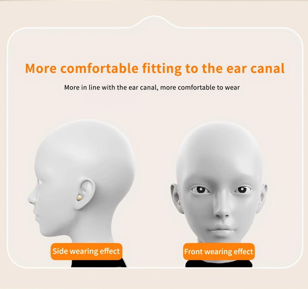2-in-1 Wireless Earphones Couples Shared Audio Long Battery Life Clear Sound TV Movies Music Running Type-C Charging Condenser Mic Semi-Open iOS Android