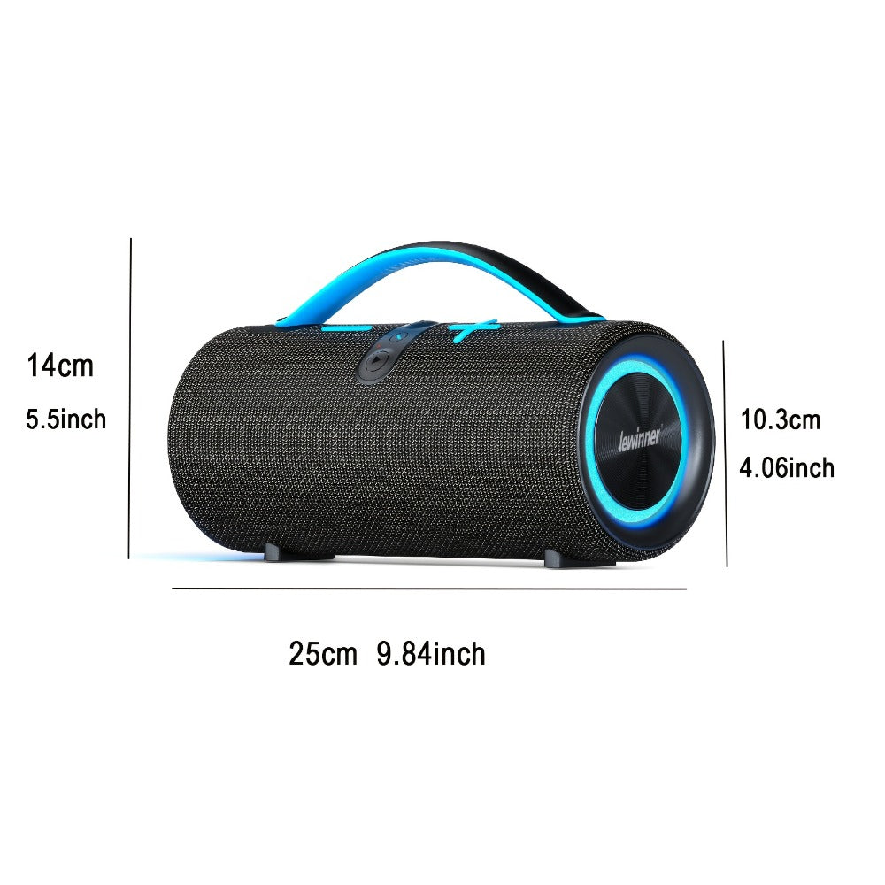 Portable Outdoor Bluetooth Speaker 60W High-Power Subwoofer – 7-Mode RGB Ambient Lighting, Long Battery Life, Type-C Charging, Loud Wireless Speaker for Family Outdoor Parties & Camping