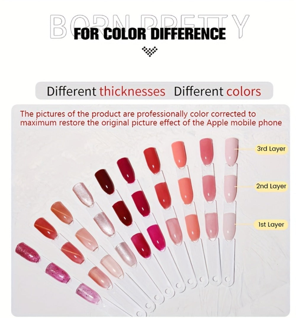 Cat Eye Gel Nail Polish Set 6 Colors 9D Magnetic Polaris Glass Water Light Effect - Semi-Permanent Soak Off LED UV Gel 0.34oz Each - Long Lasting Shimmer Nail Art for Women Salon Home DIY