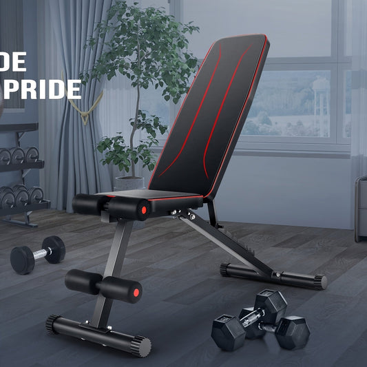 Weight Bench for Home Workouts with Rack and Leg Developer Options