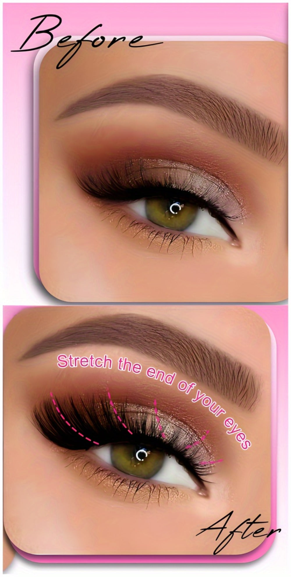 180 Pairs False Eyelashes Bulk Value Pack — Long Thick Cat Eye Strip Lashes, 6 Packs of 30 Pairs Flexible Clear Band Reusable Wispy Lashes for Glamorous Eye Makeup, Holiday Gift & Everyday Wear