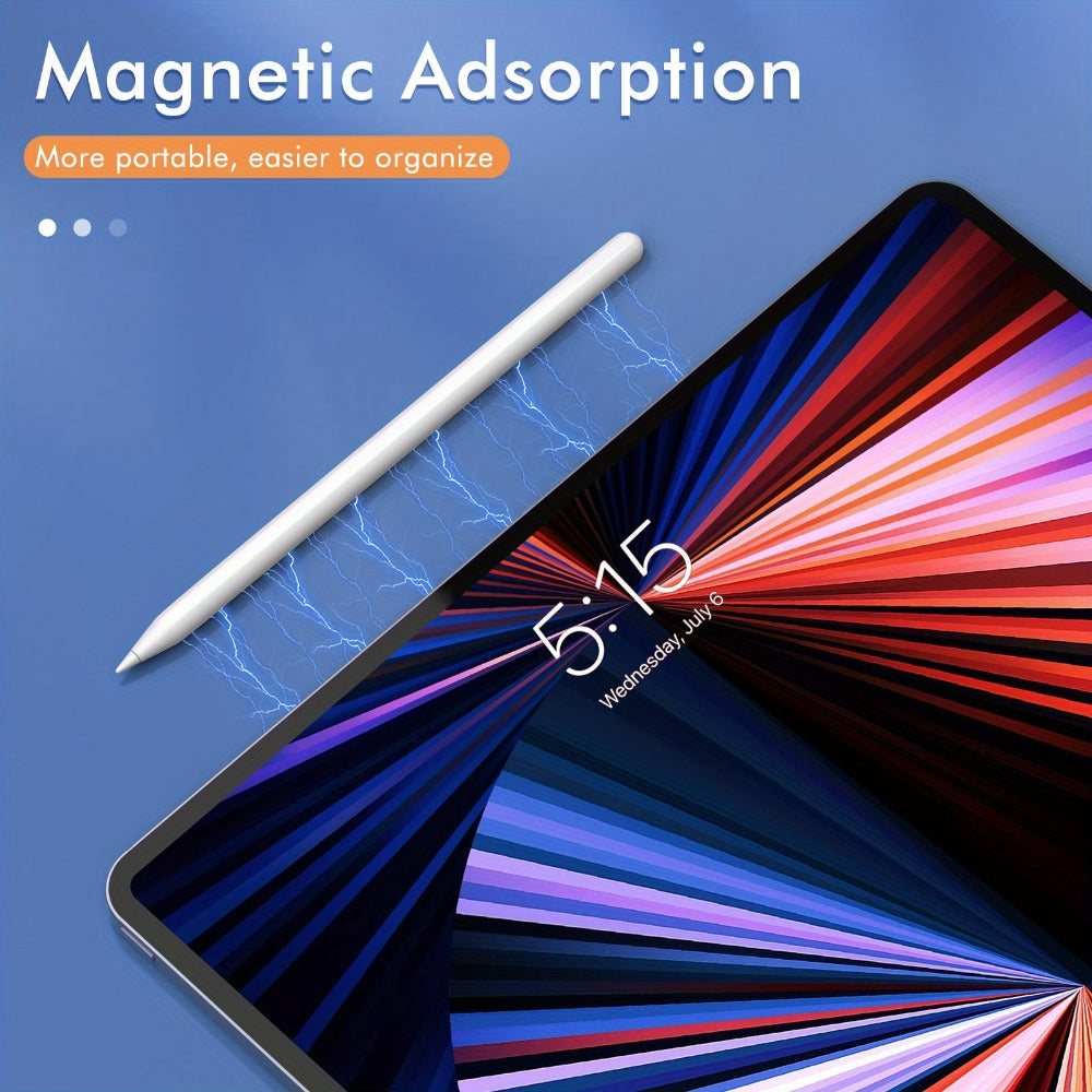 iPad Pencil 2nd Generation Magnetic Wireless Charging – Compatible with iPad Pro 11"/12.9", Air 3/4/5, Mini 5/6, iPad 6-10 (2018–2023), Includes 11 Replacement Tips – Student Gift