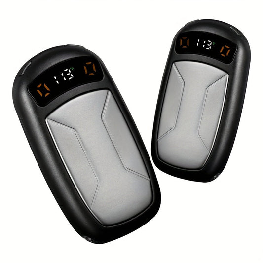 Rechargeable Hand Warmers with COB LED Light and Magnetic Base, 2-Pack