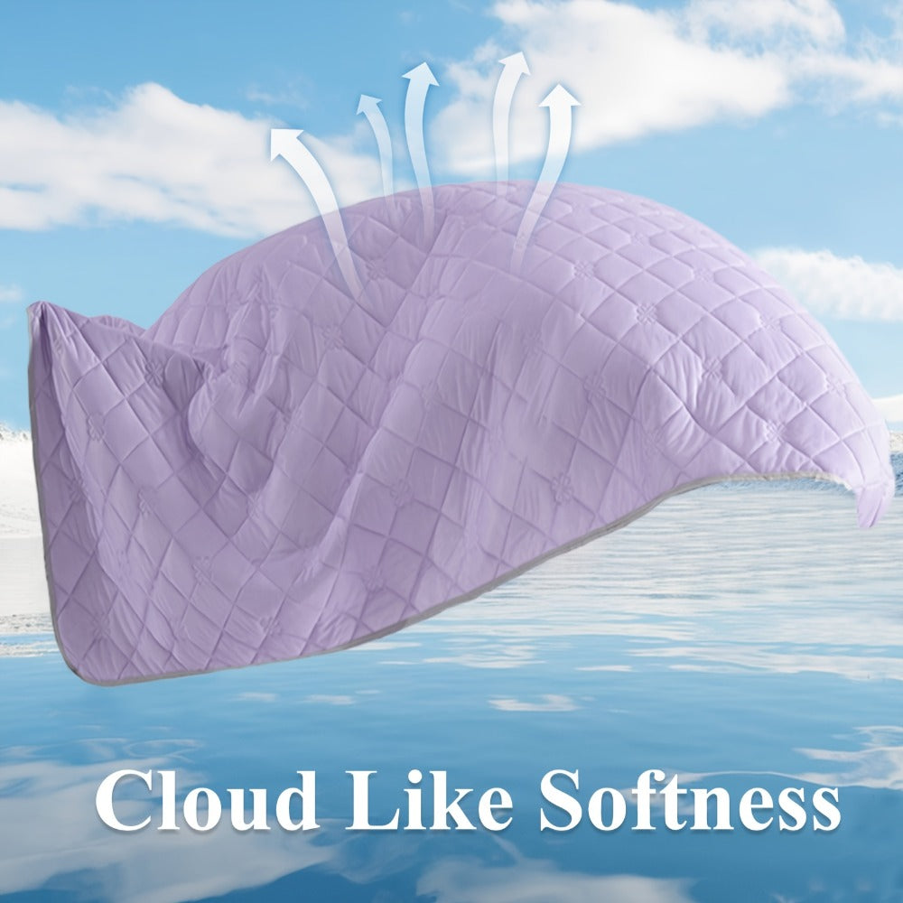 Ultrasonic Embossed Cooling Blanket – 100% Polyester Summer Throw, Breathable Lightweight for Hot Sleepers, Machine Washable, 6 Colors