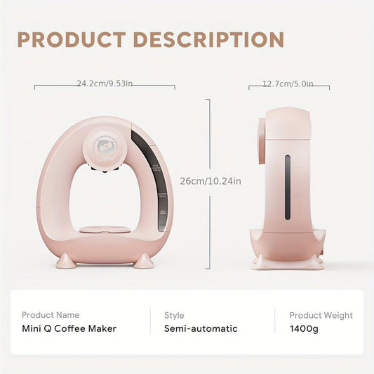 Single-Serve Coffee Maker, 2-in-1 for K-Cup Pods and Ground Coffee, 4–8oz