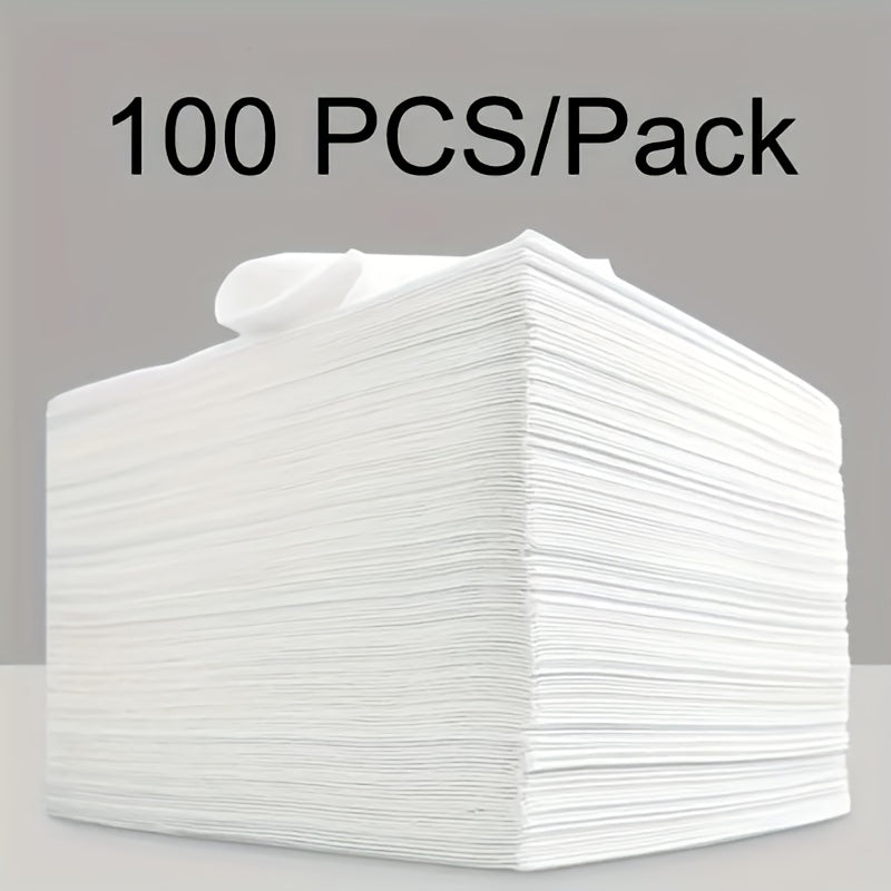 Disposable Massage Table Sheets 100-Pack Non-Woven Spa Bed Cover – Stain-Resistant Single-Use Table Liner for Massage Therapists, Estheticians, Tattoo Artists & Salons, White or Pink