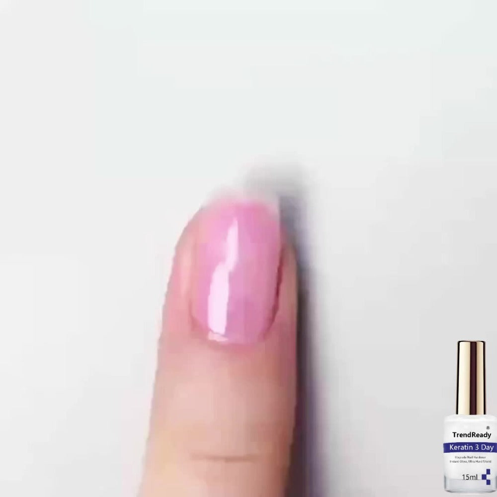 Nail Hardener for Weak Brittle Splitting Nails 2 Pack - Extra Strong Fast Drying Long Lasting White Nail Strengthener with Vitamin E Base Coat Manicure Treatment for Women Nail Care
