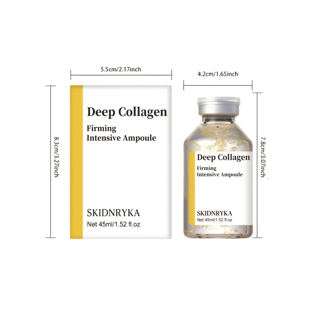 Collagen Serum with Niacinamide & Hyaluronic Acid, Deep Hydration Firming Plumping Skin Tightening Face Serum for All Skin Types, Brightening Even Skin Tone Anti-Aging Essence – 2pcs x 1.52oz