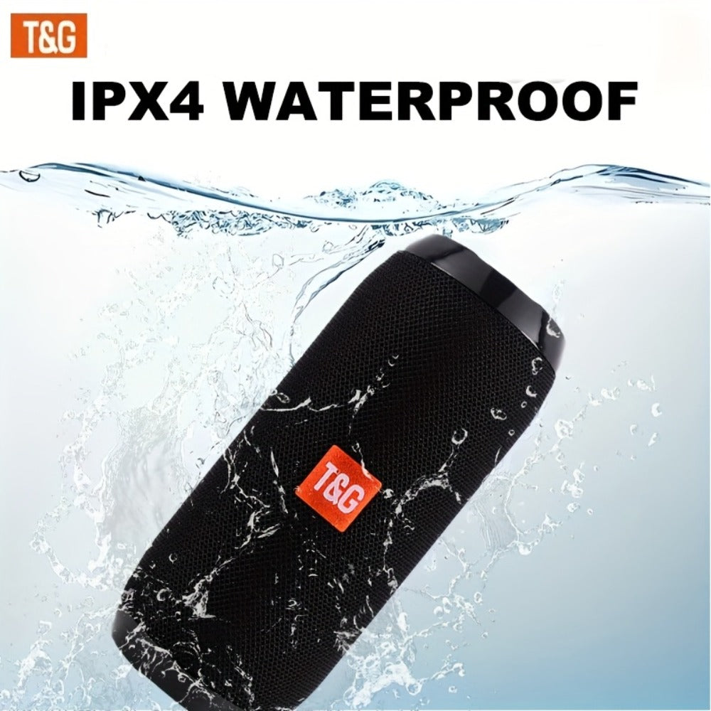 TG117 IPX4 TWS Stereo Bluetooth Speaker FM TF USB Type-C Rechargeable Portable Wireless Speaker for Phone Tablet TV Outdoor Party Birthday Christmas Gift