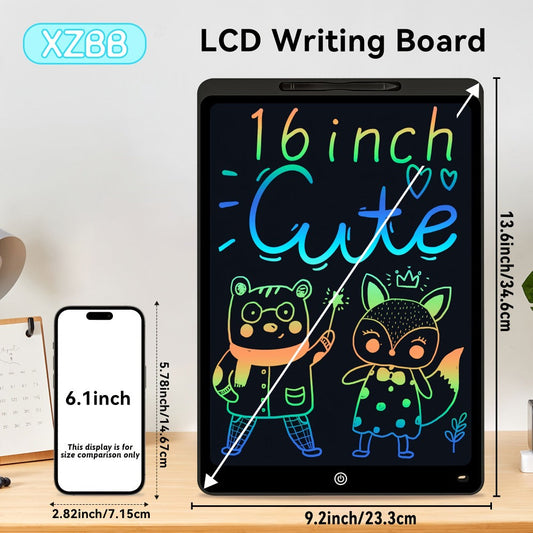 LCD Drawing Tablet for Kids, 16 & 20 Inch Erasable Reusable Doodle Board