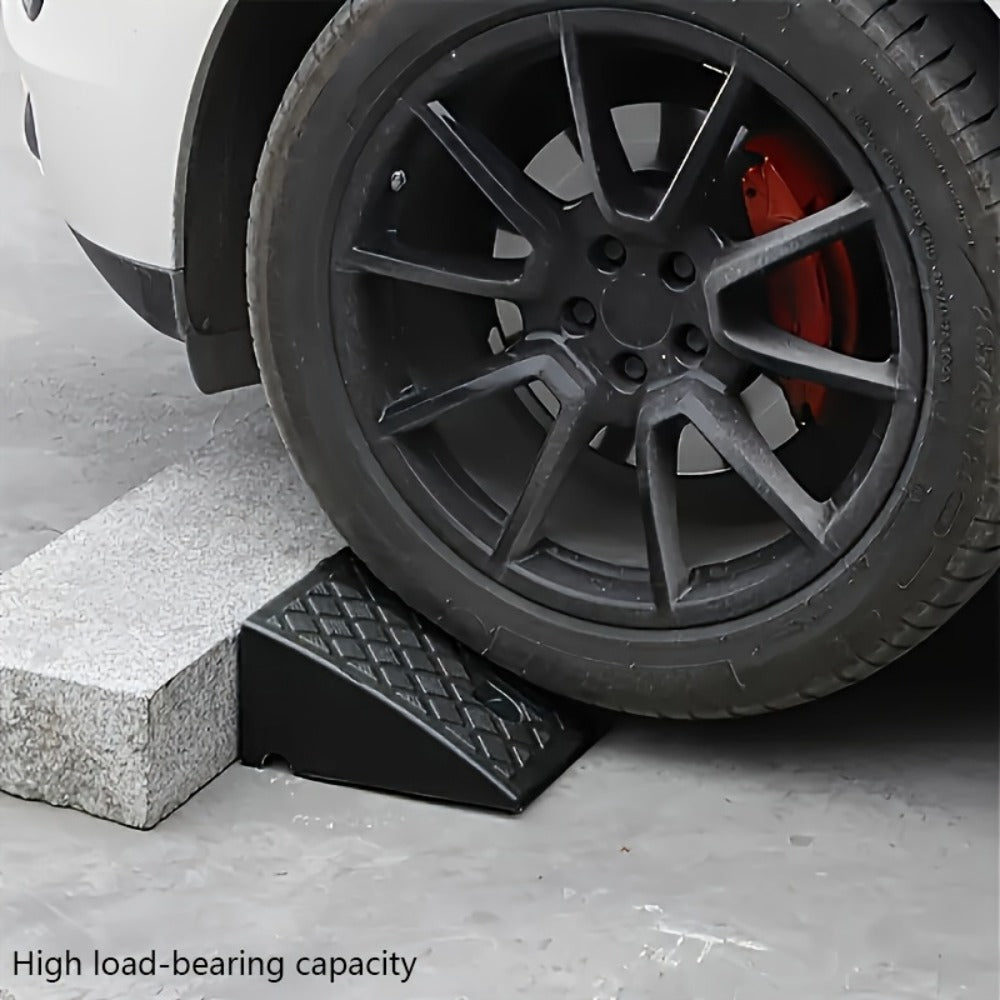 Curb Ramp 2-Pack Portable Heavy Duty Plastic Threshold Ramp Set – Lightweight, Non-Slip, for Low Floor Vehicles, Motorcycles, Wheelchairs, Driveway & Lane Loading – Multiple Height Options (1.18" / 2.75")
