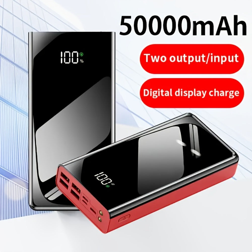 100000mAh Power Bank 22.5W Fast Charging Portable Charger with LED Display & Flashlight – High Capacity 30000mAh Battery Pack for iPhone Android Samsung Tablet Camping Outdoor Travel Emergency
